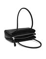 Tommy Hilfiger Solid Black Pu Shoulder Bag