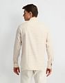 Arrow Sport Micro Checked Cotton Shirt