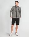 Arrow Newyork Solid Zip Up Sweatshirt