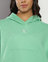 Calvin Klein Cotton Monologo Hooded Sweatshirt