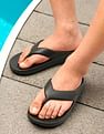 U.S. Polo Assn. Men Axel Black Foam Walk Flip Flop