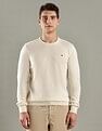 Tommy Hilfiger Solid Regular-Fit Cotton Sweater