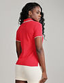 Tommy Hilfiger Solid Slim Fit Cotton Polo Shirt