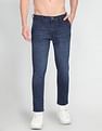 Flying Machine Whiskered Mankle Slim Fit Jeans