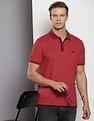Calvin Klein Two Tone Micro Structure Polo Shirt