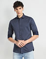 Flying Machine Motif Print Slim Fit Shirt