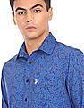 U.S. Polo Assn. Spread Collar Printed Casual Shirt