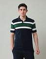 Arrow Sport Horizontal Striped Regular Fit Polo Shirt