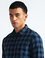 Flying Machine Buffalo Check Cotton Shirt