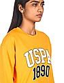 U.S. Polo Assn. Women Crew Neck Printed Sweatshirt