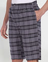 USPA Innerwear Pure Cotton Checked I692 Bermudas - Pack Of 1