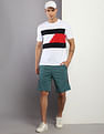 Tommy Hilfiger Organic Cotton Colour Block Mix Media T-Shirt