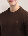 U.S. Polo Assn. Solid Regular Fit Sweater