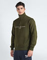 Tommy Hilfiger High Neck Embroidered Sweatshirt