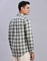Tommy Hilfiger Checked Regular Fit Plain Woven Shirt