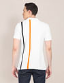 U.S. Polo Assn. Men White Embroidered Logo Cotton Polo Shirt