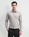 Arrow Manhattan Slim Fit All-over Print Shirt