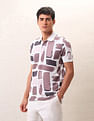 U.S. Polo Assn. Denim Co. Abstract Printed Pure Cotton Polo Shirt