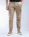 Flying Machine Solid Relaxed Fit Knitted Joggers