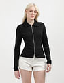 Calvin Klein Zipper Long Sleeve Milano Top
