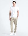 Flying Machine Drawstring Waist Slim Joggers