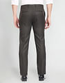 Arrow Hudson Regular Fit Twill Formal Trousers