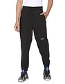 Calvin Klein Men Black Stacked Logo Tapered Fit Joggers