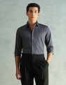 Arrow Newyork Slim Fit Smart Satin Shirt