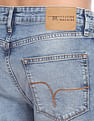 Flying Machine Stone Wash Slash Slim Tapered Jeans