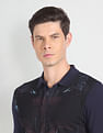 Arrow Sports Tropical Print Cotton Polo Shirt