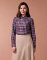 U.S. Polo Assn. Women Tartan Check Twill Shirt