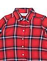 U.S. Polo Assn. Kids Spread Collar Checked Shirt