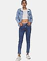 Flying Machine Women Veronica Skinny Fit Acid Wash Jeans