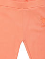 U.S. Polo Assn. Kids Girls Logo Track Pants