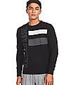 U.S. Polo Assn. Denim Co. Crew Neck Brand Patterned Weave Sweater