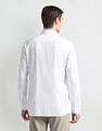 Arrow Manhattan Slim Self-design Dobby Shirt