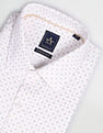 Arrow Geometric Print Cotton Dobby Shirt