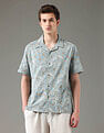 Arrow Sport Floral Pattern Pure Cotton Shirt