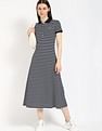 Tommy Hilfiger Cotton Polo Collar A-Line Dress