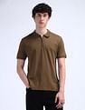 Flying Machine Solid Regular Cotton Polo Shirt
