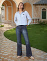 U.S. Polo Assn. Women Regular Fit Vertical Striped Shirt