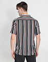 Flying Machine Vertical Stripe Slim Shirt