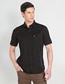Arrow Sports Brand Print Twill Casual Shirt