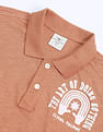 Flying Machine Brand Printed Pattern Relaxed Fit Polo Shirt