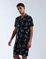 Flying Machine Regular Fit All-Over Digitopia Shirt