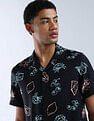 Flying Machine Regular Fit All-Over Digitopia Shirt