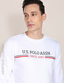 U.S. Polo Assn. Crew Neck Printed Logo Sweatshirt