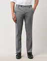 Arrow Regular Fit Textured Trousers