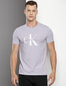 Calvin Klein Brand Print Monogram Seasonal T-Shirt