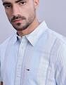 Tommy Hilfiger Striped Regular-Fit Woven Shirts